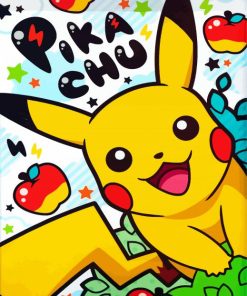 Pikachu Anime Art Paint By Numbers