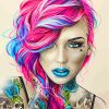 Punk Girl Paint By Numbers