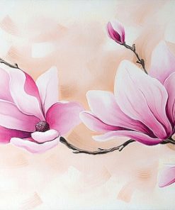 Pink Jasmine Rose Paint By Numbers