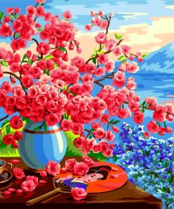 List: Pink Roses Paint By Numbers