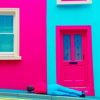 Pink and Blue House Painting Kit Paint By Numbers