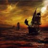 Pirate Ship Ocean Paint By Numbers