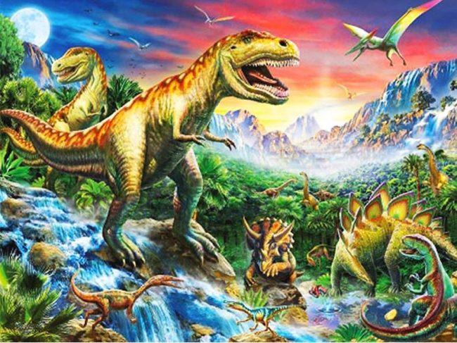 Dinosaur Wildlife Paint By Numbers