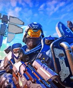 PlanetSide 2 Video Game Paint By Numbers