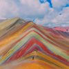 Colorful Rainbow Mountains of Peru Paint By Numbers