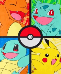 Pokemon Animation Fun Paint By Numbers
