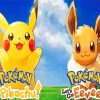 Pokemon Pikachu and Eevee Paint By Numbers