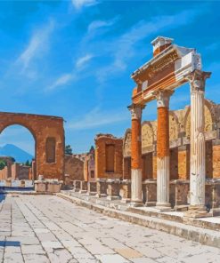 Pompeii Ruins Paint By Numbers