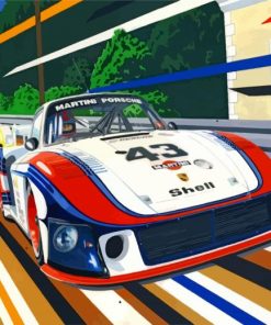Porsche Martini Racing Paint By Numbers
