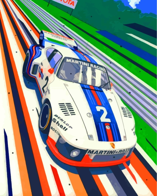 Finalizing Porsche Martini Racing Car Artwork