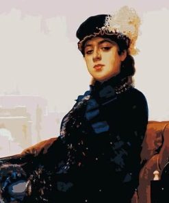 Kramskoi Woman Paint By Numbers
