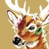 Deer Antlers Sika Paint By Numbers