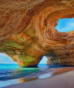 Portugal Beachside Seascape Paint By Numbers