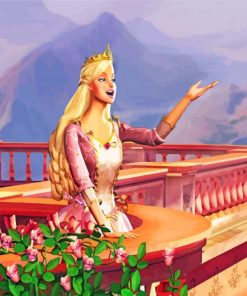 Princess Anneliese Cartoon Paint By Numbers