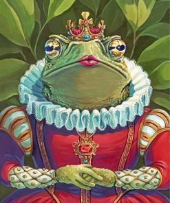 Princess Frog Painting Kit Paint By Numbers