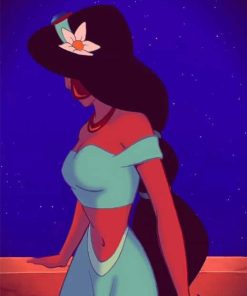 Princess Jasmine Disney Paint By Numbers