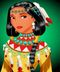 Disney Princess Pocahontas Paint By Numbers