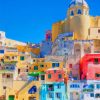 Colorful Porcida Island Buildings Paint By Numbers