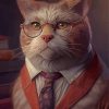 Professor Cat Art Kit Paint By Numbers