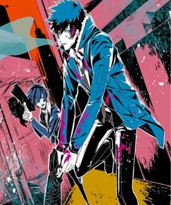 Psycho Pass Anime Paint By Numbers