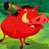 Pumbaa The Lion King Paint By Numbers