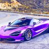 Purple Luxury Car Paint By Numbers