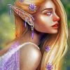 Fantasy Purple Fairy Paint By Numbers