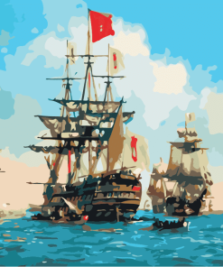 Ocean Seascape Wave Paint By Numbers