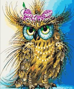 Owl Birds Art Paint By Numbers