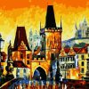 Prague Czech Streets Paint By Numbers