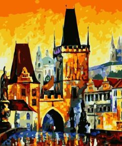 Prague Czech Streets Paint By Numbers