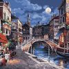 Venice Cityscape Night Paint By Numbers