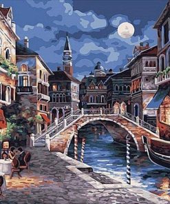 Venice Cityscape Night Paint By Numbers
