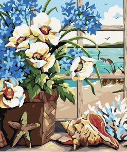 Conch Flower Shells Paint By Numbers