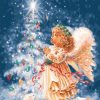 Christmas Angel Themed Paint By Numbers