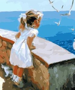 Blond Girl Figure Paint By Numbers