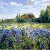 Irises Field Landscape Paint By Numbers