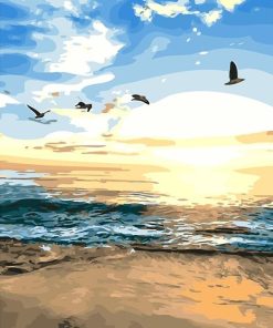 Seaside Scenery Paint By Numbers
