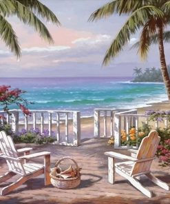 Seaside Landscape Paint By Numbers