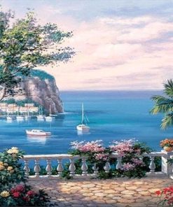 Sea Views Costa del Sol Paint By Numbers