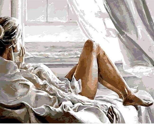 Women Relaxing Paint By Numbers