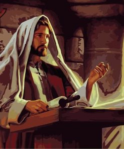 Divine Jesus God Priest Paint By Numbers
