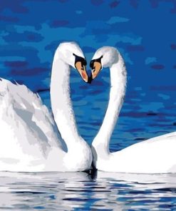 Swans on the Lake Paint By Numbers
