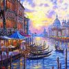 Venice Purple Sky Paint By Numbers