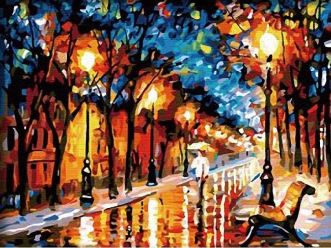 Vienna City Lights Paint By Numbers