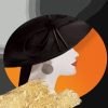 Stylish Woman in Black Hat Paint By Numbers