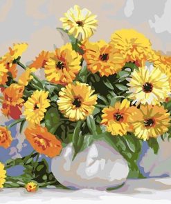 Floral Picture Paint By Numbers
