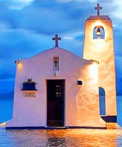 Rafina Greece Cityscape Paint By Numbers