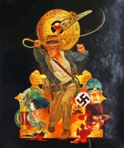 Raider Of The Lost Ark Movie Paint By Numbers
