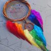 Colorful Rainbow Dream Catcher Paint By Numbers